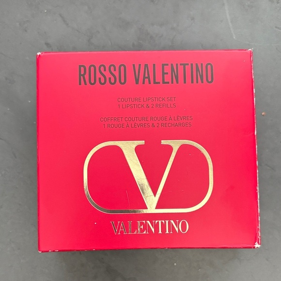 Valentino Lipstick Trio in Roman Grace and Rosso - Picture 2 of 6